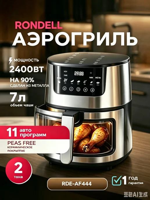 Gressel Аэрогриль электрический для дома паром