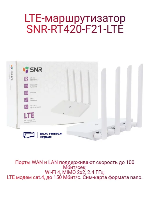 SNR RT420-F21-LTE