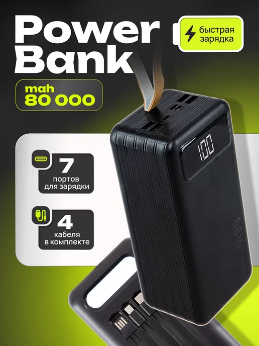 Trendy_Texno BANK 80000 MAH