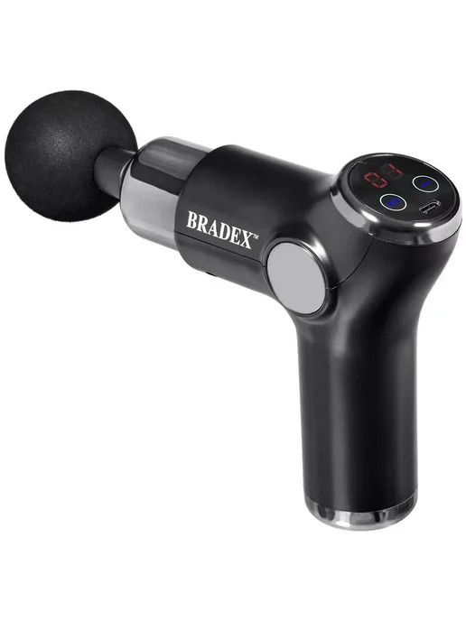Bradex Массажный пистолет Compact насадки KZ